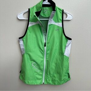 Brooks women’s running best in lime green with reflective tripes size small